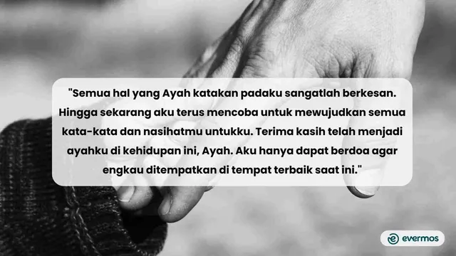 kata kata buat ayah yang sudah meninggal