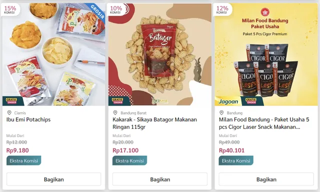 ide jualan keripik 1000an 