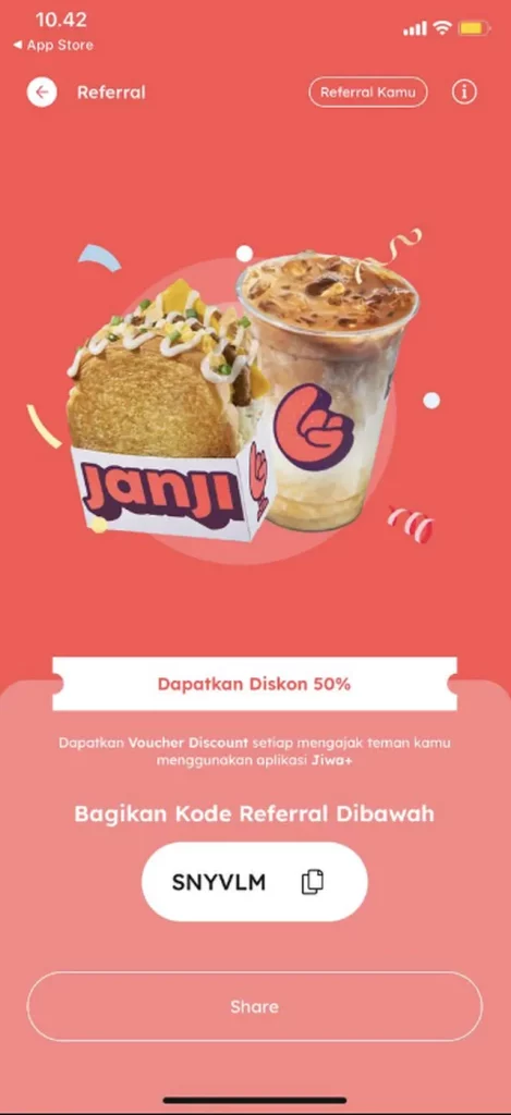 Cara Dapatkan Kode Referral Janji Jiwa, Diskon Hingga 50%! kode referral janji jiwa
