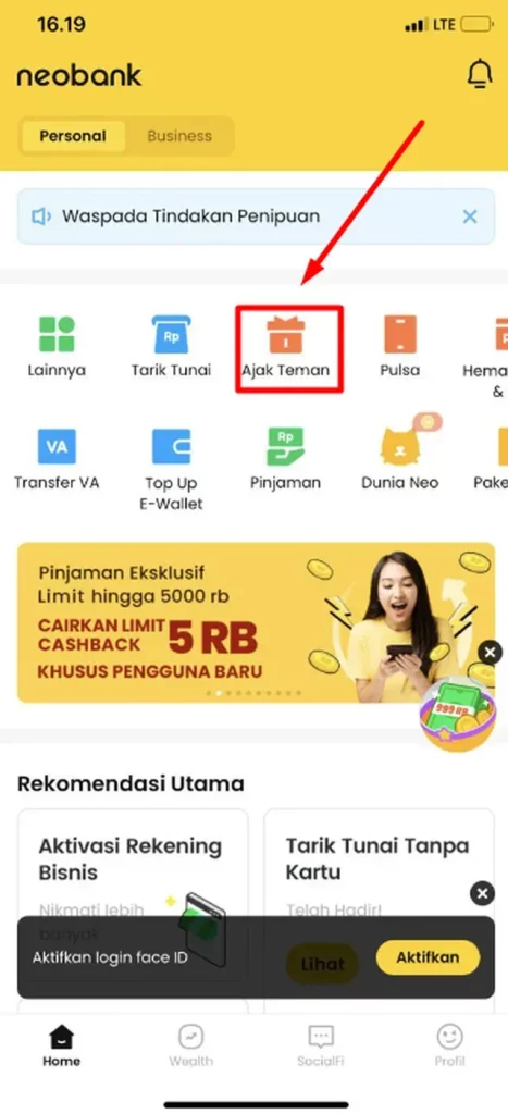 Cara Mendapatkan Kode Referral Neo Bank Dapat 50 Ribu Gratis! kode referral neo bank