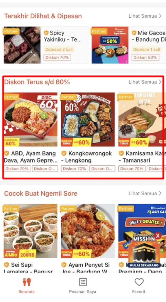 kode voucher shopee food