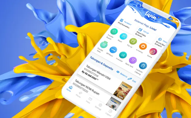 cara top up dana lewat atm mandiri