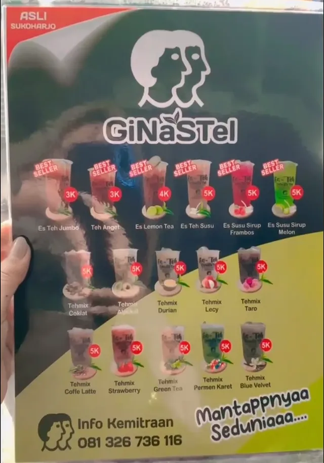 Peluang Franchise Es Teh Ginastel, Es Teh Solo Asli [year]