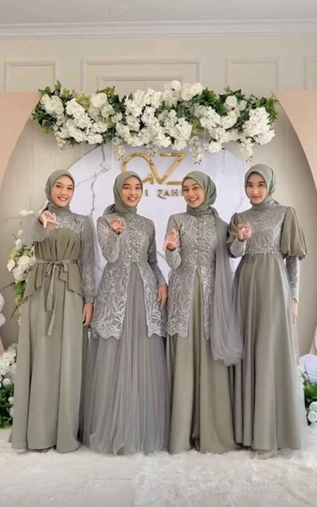25+ Model Baju Gamis Pesta Pernikahan Simpel dan Mewah [year]