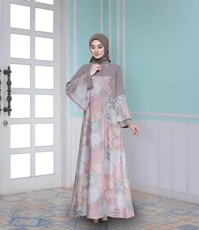 10 Model Baju Gamis Batik Sederhana Tapi Elegan untuk Acara Resmi model baju gamis batik