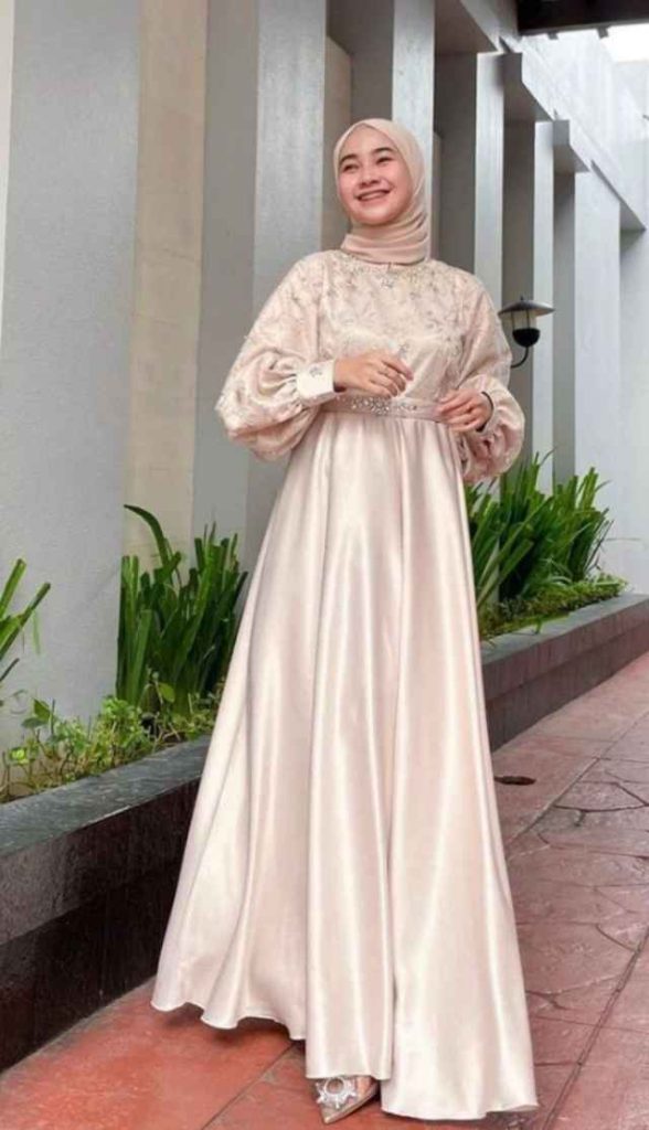 25+ Model Baju Gamis Pesta Pernikahan Simpel dan Mewah [year]