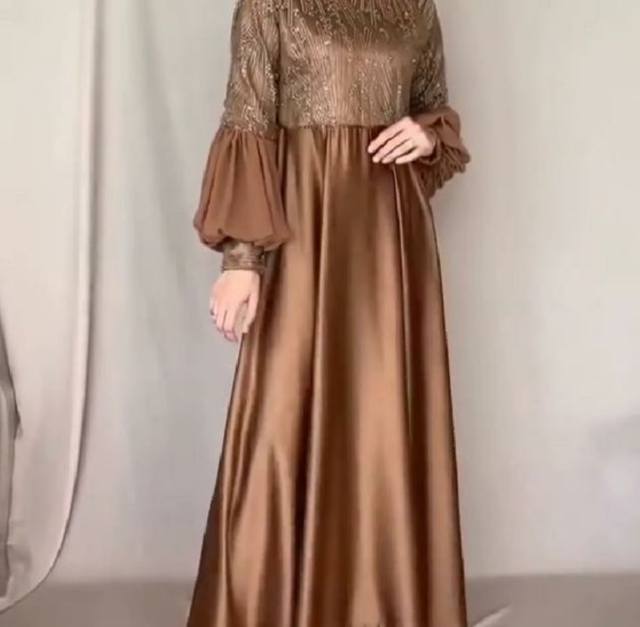 model gamis simple tapi mewah