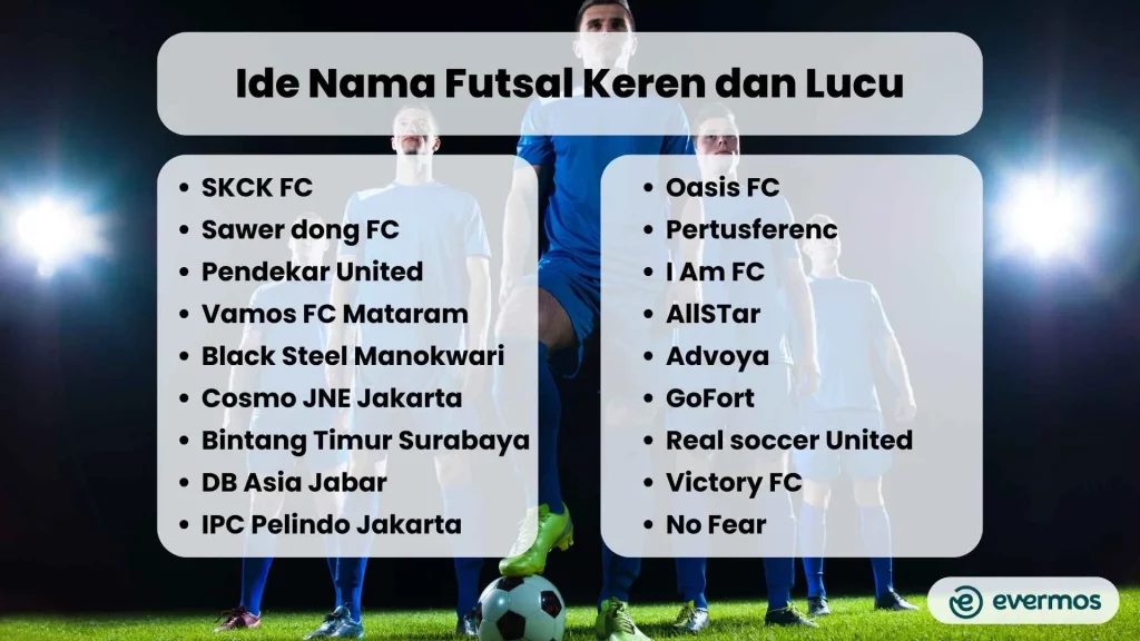 nama tim futsal keren