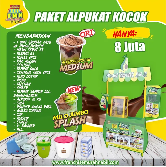 Daftar Harga Franchise Alpukat Kocok, Usaha Minuman yang Viral!