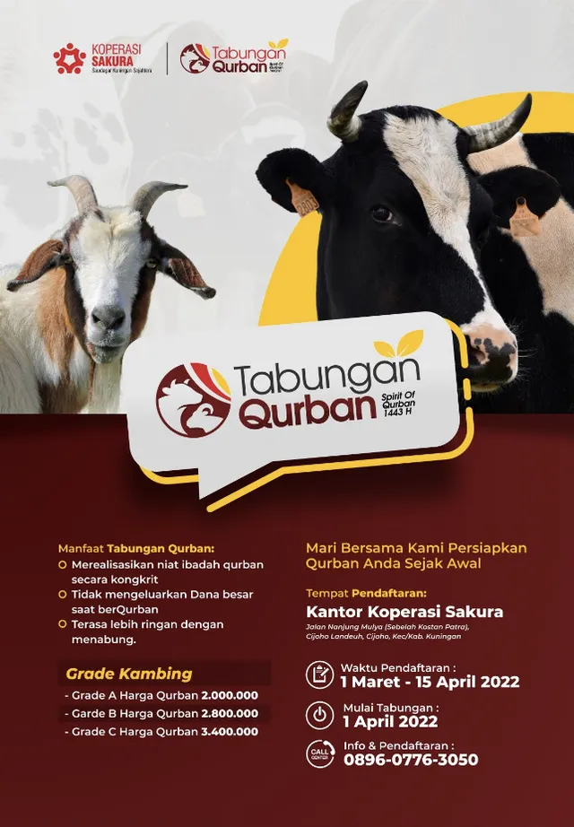 Tips Buat & 15 Contoh Spanduk Jual Hewan Qurban yang Attractive! Banner jual hewan qurban