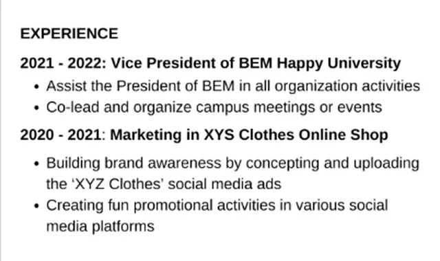 8 Contoh Surat Pengalaman Organisasi di CV dan Cara Buatnya! contoh surat pengalaman organisasi