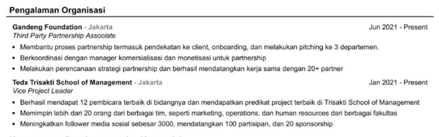 8 Contoh Surat Pengalaman Organisasi di CV dan Cara Buatnya!