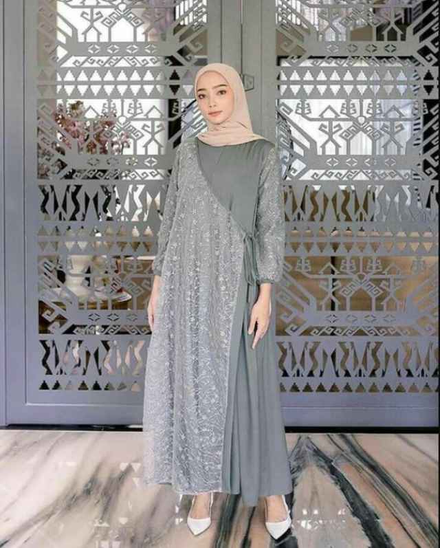 model baju pesta simple elegan