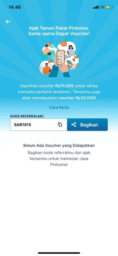 Cara Dapat Kode Referral Pinhome Untung Total Rp 25 Juta! kode referral pinhome