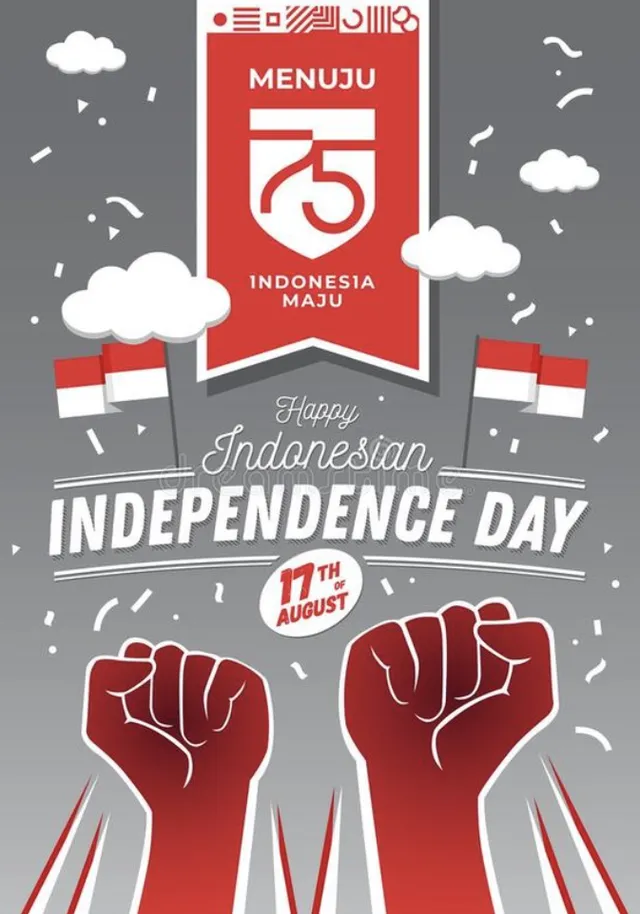 poster kemerdekaan yang mudah5