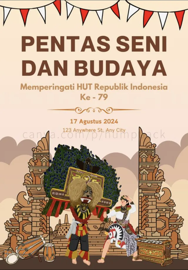 poster kemerdekaan yang mudah5