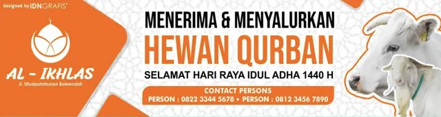 Tips Buat & 15 Contoh Spanduk Jual Hewan Qurban yang Attractive!