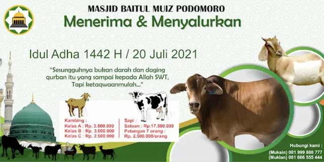Tips Buat & 15 Contoh Spanduk Jual Hewan Qurban yang Attractive! spanduk jual hewan qurban