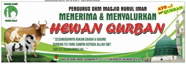 Tips Buat & 15 Contoh Spanduk Jual Hewan Qurban yang Attractive! spanduk jual hewan qurban
