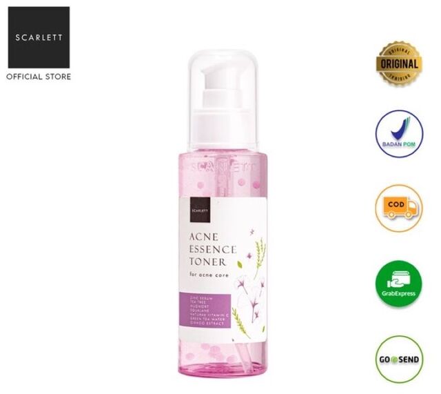scarlett whitening acne essence toner