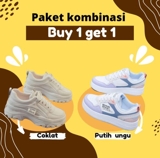 10 Inspirasi Model Baju Gamis Terbaru Stylish dan Keren Sepatu Kets Sneakers Wanita Sport Series Nhtevia & Beyond Space Kasual - Koekita
