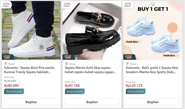 supplier sepatu murah tangan pertama