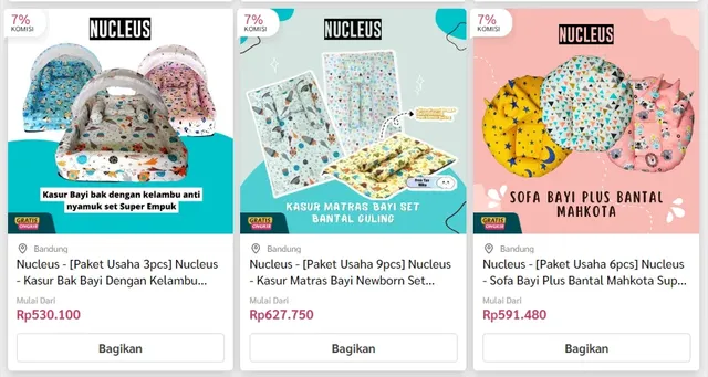 supplier perlengkapan bayi tangan pertama