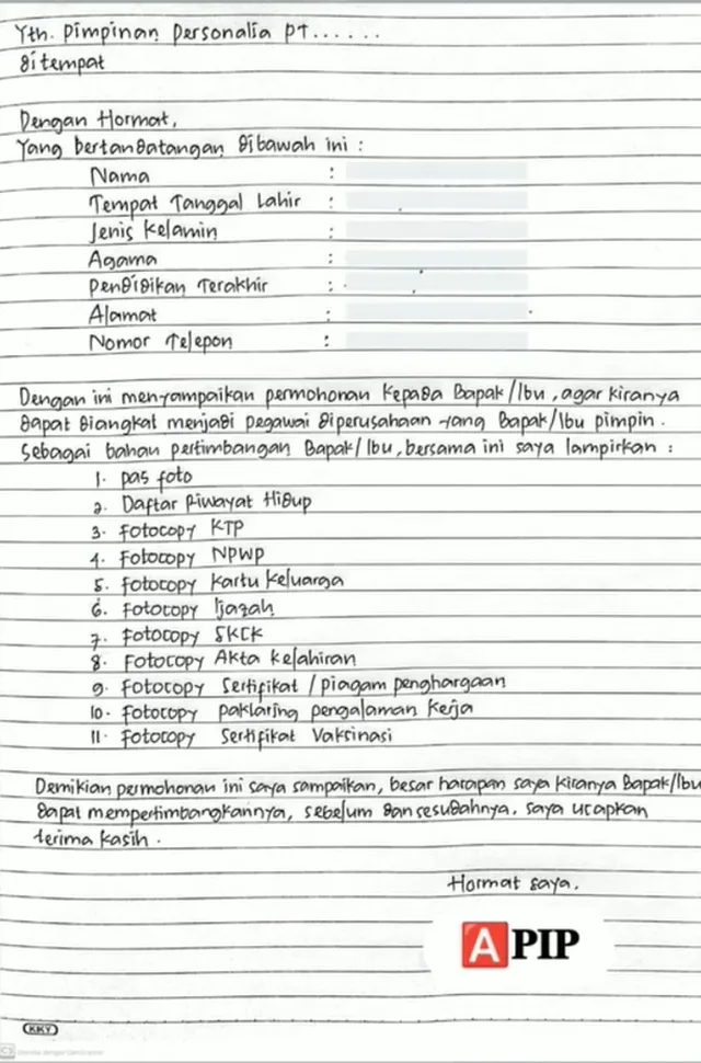 8 Cara Buat Lamaran Kerja di PT yang Benar dan Contohnya! cara buat lamaran kerja di pt