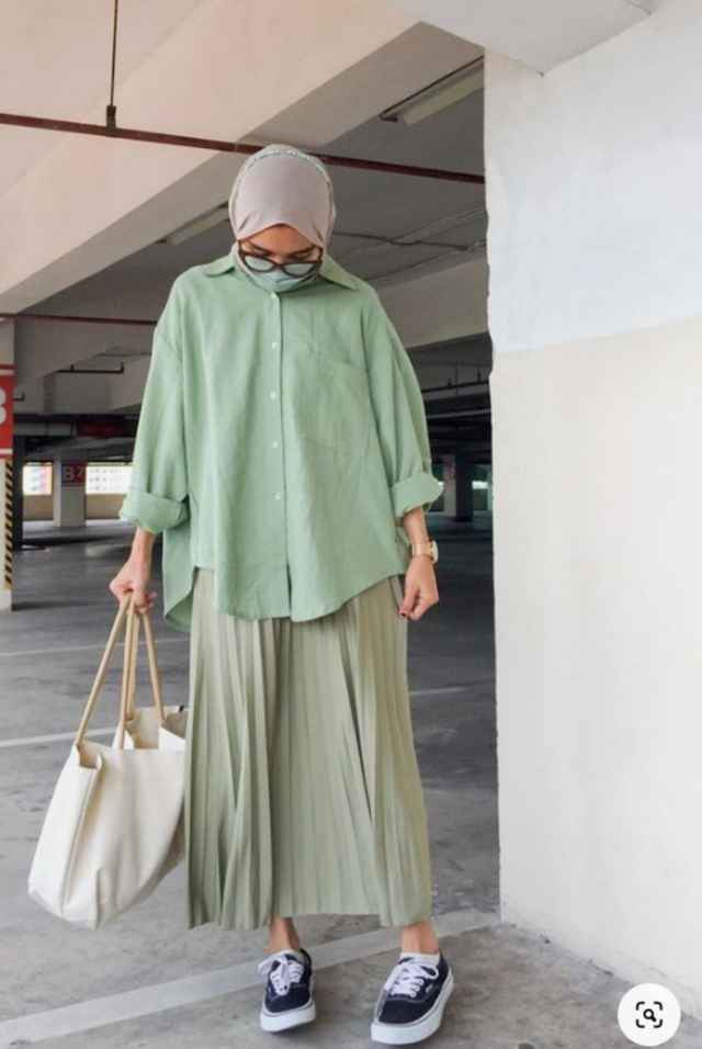 ootd korean style hijab